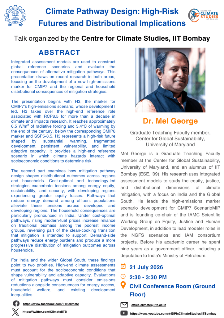 Climate Pathway Design: High-Risk Futures and Distributional Implications: Dr. Mel George